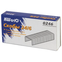 Скобы для степлера Kw-Trio №24/6, 1000 шт