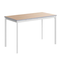 Стол прямой Skyland Imago-S СП-2.1S, клен/белый полуматовый, 1200х600х755мм
