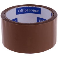 Клейкая лента упаковочная Officespace 48мм x66м, коричневая, 38мкм
