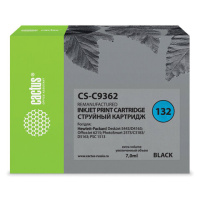 Картридж струйный Cactus CS-C9362 №132, 8мл, черный