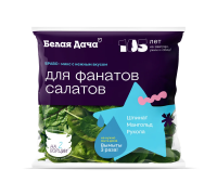 Салатная смесь Белая Дача Браво шпинат мангольд и рукола, 50г