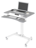 Стол для ноутбука Cactus VM-FDE103 91.5x56x123см, серый, столешница МДФ