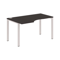 Стол эргономичный XS6CET 149(L) Дуб Юкон Модерн/Серый 1400х900х750 XTEN-S60