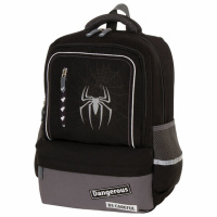 Рюкзак BRAUBERG STAR, 'Spider', черный, 40х29х13 см, 229978