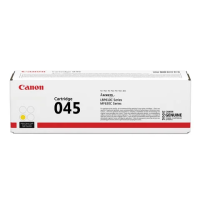 Картридж лазерный CANON (045Y) MF635/633/631/LBP 611/613, желтый, ресурс 1300 стр., оригинальный, 12