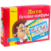 Игра настольная Step Puzzle Лото Буквы-цифры