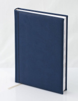 Ежедневник полудатированный Brunnen Оптимум Торино темно-синий, А5, 180 листов