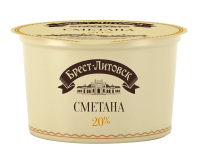 Сметана Брест-Литовск 20%, 180г