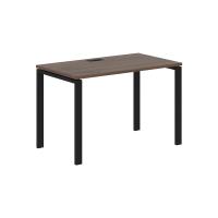 Стол прямой EUST 1167 Дуб Денвер тёмный/Черный 1160х670х750 EDIS