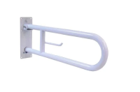 Поручень Nofer откидной нержавеющая сталь, белый, 600мм, 15051.60.W