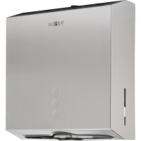 Диспенсер для полотенец листовых Nofer нерж.сталь, матовый, 04006.S