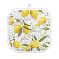 Прихватка Самойловский текстиль Лимоны хлопок, 20 х 20см