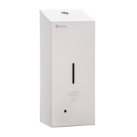 Диспенсер для мыла наливной Merida Stella R белый, сенсорный, металлический, 1.1л, DSB115.R