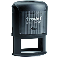 Оснастка для овальной печати Trodat Printy 45х30мм, черная, 44045