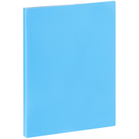 Папка с 30 вкладышами OfficeSpace, 21мм, 400мкм, синяя полупрозрачная