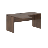 Стол эргономичный EDCET 1513(L) Дуб Денвер тёмный/Мокко 1560х1360х750 EDIS