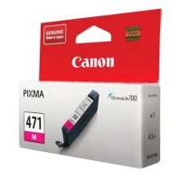 Картридж струйный CANON (CLI-471М) PIXMA MG5740/MG6840/MG7740, пурпурный, оригинальный, ресурс 297 с