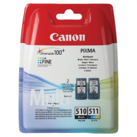 Картридж струйный CANON (PG-510/CL-511) PIXMA MP240/250/260/MX320, черный и цветной, 264 страниц, ор