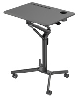 Стол для ноутбука Cactus VM-FDS101B 70x52x105см, черный, столешница МДФ