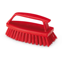 Щетка со специальным ручным держателем Igeax,  155 мм,  жёсткий ворс,  (красный цвет), 1015RT