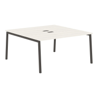 Стол 2-х местный ELWST 1516 Ясень Траун/Мокко 1560х1606х750 EDIS