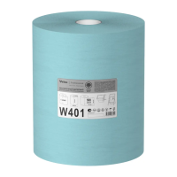 Протирочные салфетки Veiro Professional W401 в рулоне, 1 слой, 190м х 30см, бирюзовые