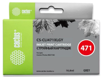 Картридж струйный Cactus CS-CLI471XLGY серый