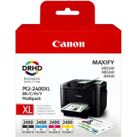 Картридж струйный Canon PGI-2400XL, 4 цвета, 4шт, (9257B004)