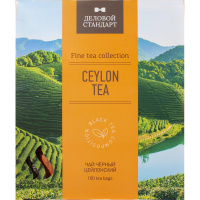 Чай Деловой Стандарт Ceylon Tea, черный, 100 пакетиков