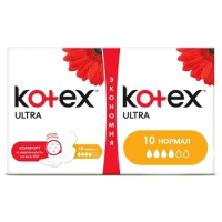 Прокладки Kotex Ultra Dry Normal Duo, 20шт