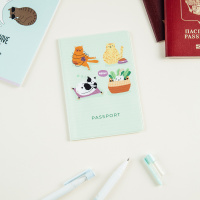 Обложка для паспорта MESHU 'Meow', ПВХ, 2 кармана