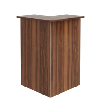 Стойка рецепции угловая DMC 88(R) Орех Даллас 800х800х1200