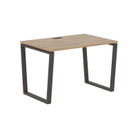 Стол прямой EVST 1180 Дуб Денвер светлый/Мокко 1160х800х750 EDIS