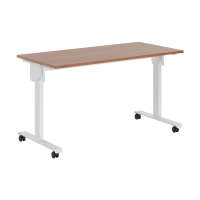 Стол складной CST 1365 Орех Французский/Белый 1350х650х750 IMAGO MOBILE LITE