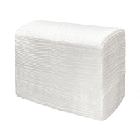 Бумажные полотенца листовые Merida Z-Optimum BP2301, листовые, белые, 200шт, 1 слой, 20 пачек