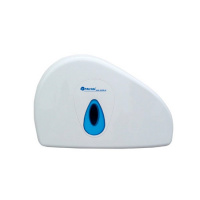 Диспенсер для туалетной бумаги в рулонах Merida Top Duo Mini BTN202, белый/синий