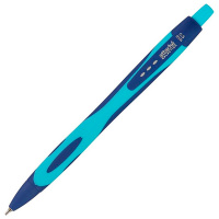 Ручка шариковая Attache Sporty Color Zone синяя, 0.5мм, голубой корпус