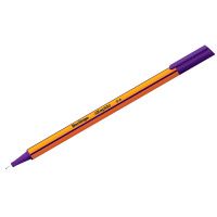 Ручка капиллярная Berlingo Rapido фиолетовая, 0.4мм, желтый корпус