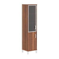 Шкаф-колонка высокий Skyland Born B 431.4, орех даллас, 475х450х2054мм, комбинированный, левый