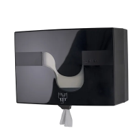 Диспенсер для туалетной бумаги в рулонах TEMCA/Челтекс черный, C92700