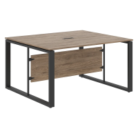 Стол для заседаний ECT 1412 Кария Пальмира/Антрацит 1400х1200х750 ENIO