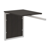 Брифинг приставка XQPR 869 Дуб Юкон Модерн/Алюминий 800х600х750 XTEN-QP