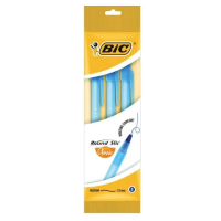 Ручки шариковые BIC 'Round Stic', НАБОР 3 шт., СИНИЕ, узел 1 мм, линия письма 0,32 мм, пакет, 902152