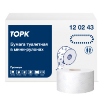 Туалетная бумага Tork Premium T2, 120243, в рулоне, 170м, 2 слоя, белая