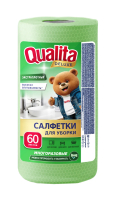 Салфетки Qualita Deluxe в рулоне, 60л