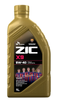 Масло моторное синтетическое Zic X9 5W-40, 1л