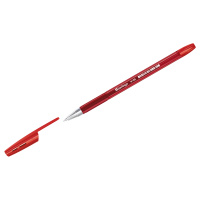 Шариковая ручка Berlingo H-30 красная, 0.32мм, прозрачный корпус