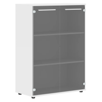 Шкаф средний широкий EMCS 85.2 Белый/Белый 852х430х1199 EDIS