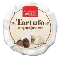 Сыр Mozer Тартуфо с белой плесенью и трюфелем 50%, 100г