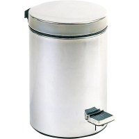 Мусорное ведро с педалью Nofer нерж.сталь 30л, матовое, 09100.30.S